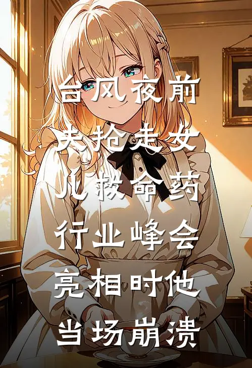台风夜前夫抢走女儿救命药，行业峰会亮相时他当场崩溃