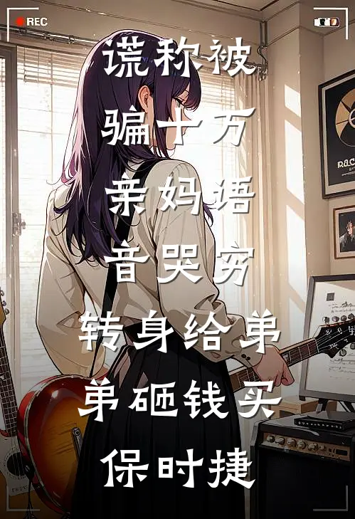谎称被骗十万，亲妈语音哭穷，转身给弟弟砸钱买保时捷
