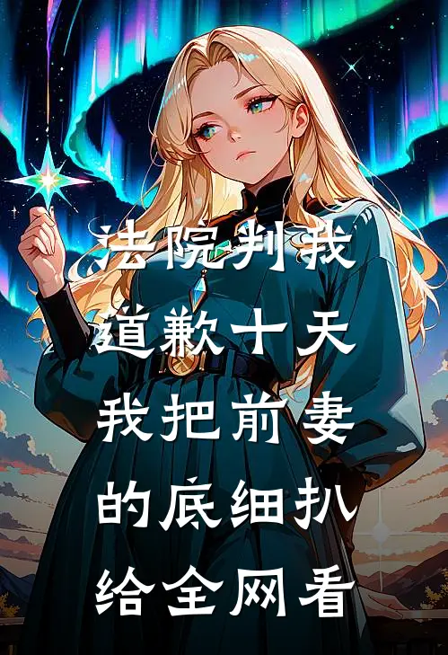 法院判我道歉十天，我把前妻的底细扒给全网看