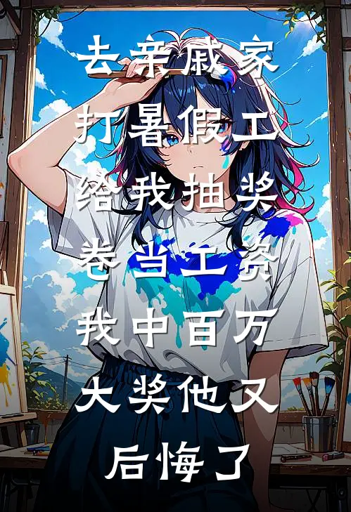 去亲戚家打暑假工给我抽奖卷当工资，我中百万大奖他又后悔了