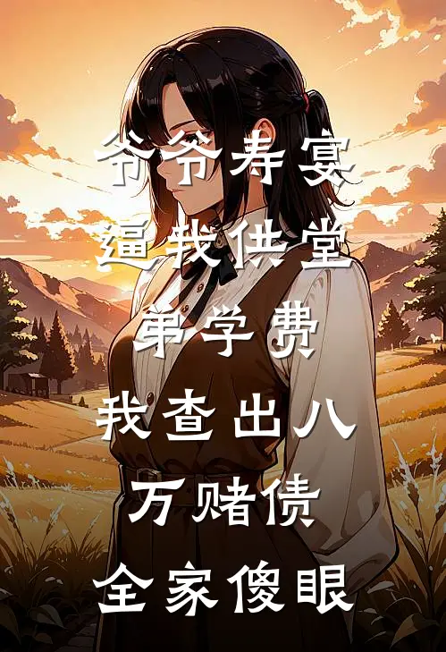 爷爷寿宴逼我供堂弟学费，我查出八万赌债，全家傻眼