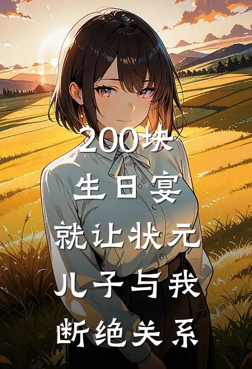 200块生日宴，就让状元儿子与我断绝关系