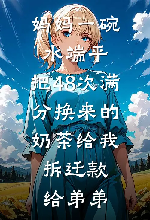 妈妈一碗水端平，把48次满分换来的奶茶给我，拆迁款给弟弟