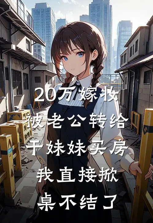 20万嫁妆被老公转给干妹妹买房，我直接掀桌不结了