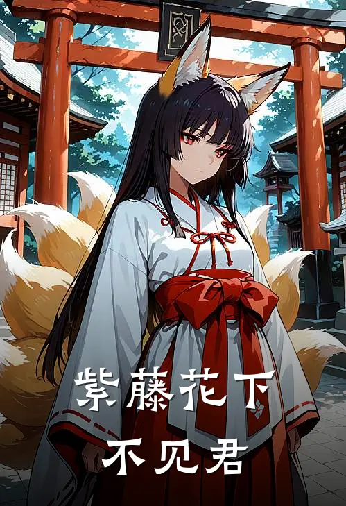 紫藤花下不见君