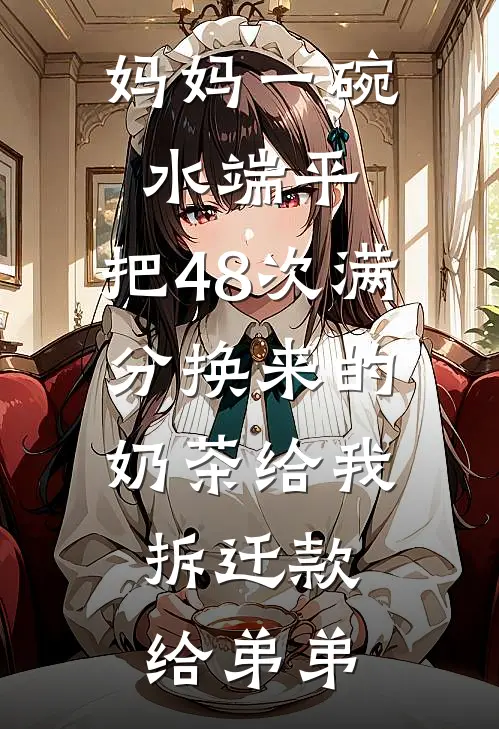妈妈一碗水端平，把48次满分换来的奶茶给我，拆迁款给弟弟