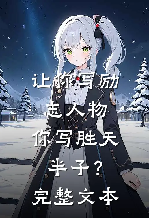 让你写励志人物，你写胜天半子？完整文本