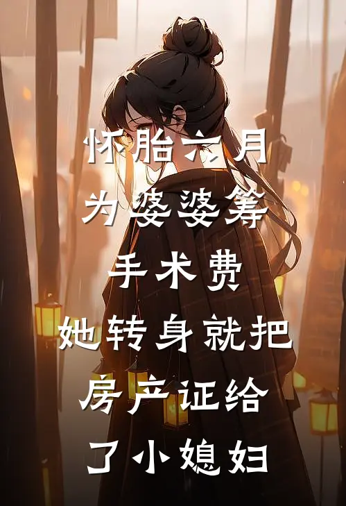 怀胎六月为婆婆筹手术费，她转身就把房产证给了小媳妇