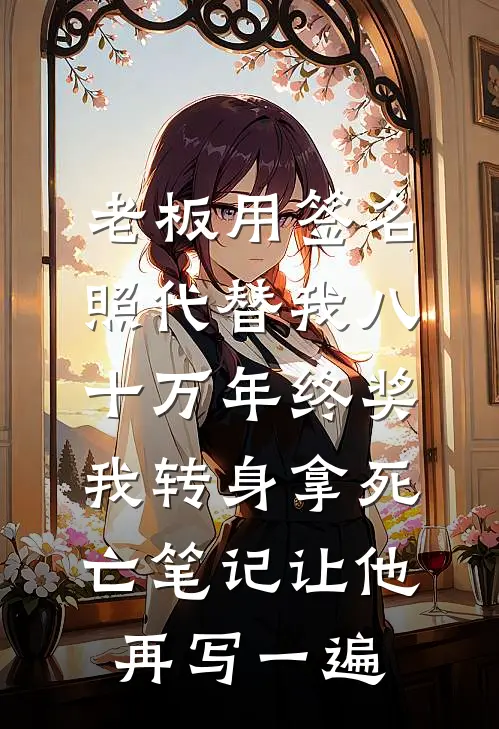 老板用签名照代替我八十万年终奖，我转身拿死亡笔记让他再写一遍