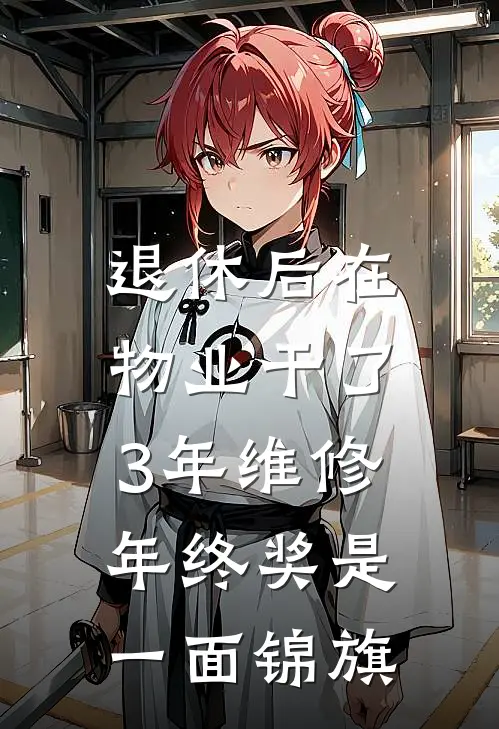 退休后在物业干了3年维修，年终奖是一面锦旗
