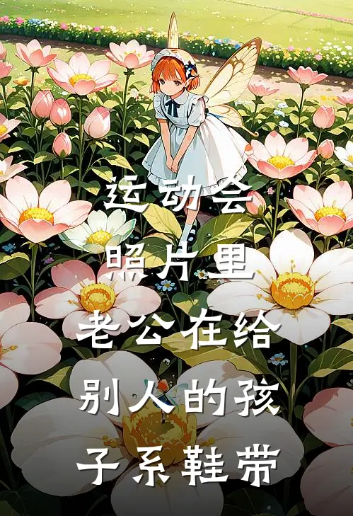 运动会照片里，老公在给别人的孩子系鞋带